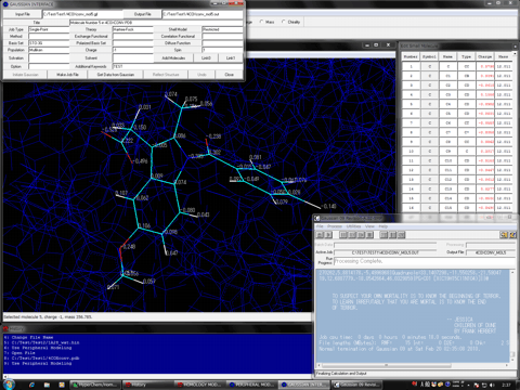 Gaussian Interface for HyperChem