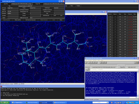 Gaussian Interface for HyperChem