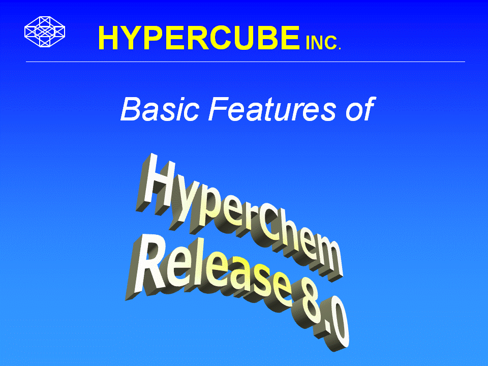 HyperChem 8 Professional